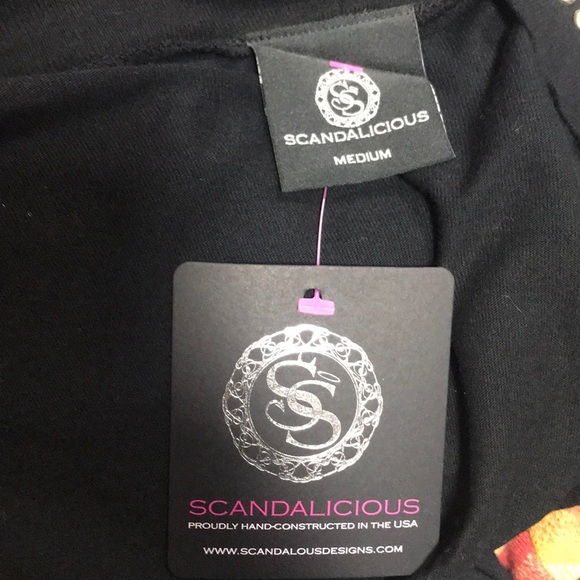 NWT Scandalicious Swarovski crystal rhinestone bling cross rodeo cardigan MEDIUM - Picture 11 of 13